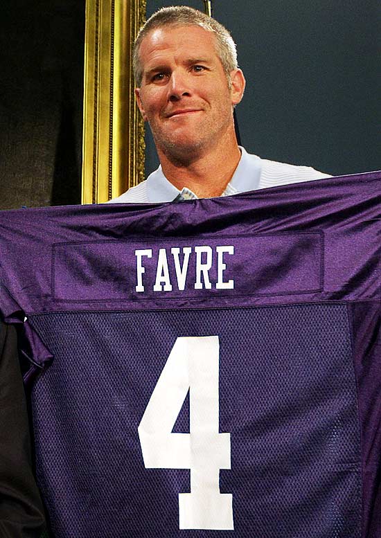 brett favre vikings touchdown. worse than Brett Favre#39;s