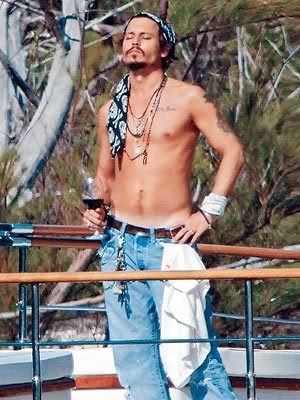 Johnny Depp in the header,