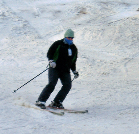 Lisa skiing Gore Mountain