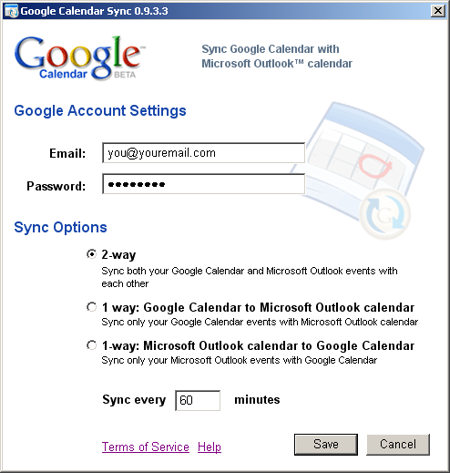 Google Calendar Sync - Sync your Outlook with your Google Calendar
