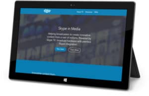 Microsoft Skype in WordPress